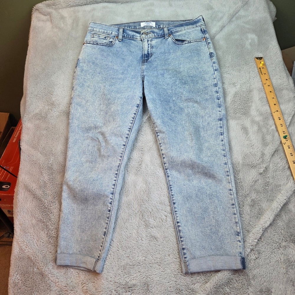 Denizen from Levi's Boyfriend Jeans Womens 8 W29 Light Wash Blue Relaxed Stretch